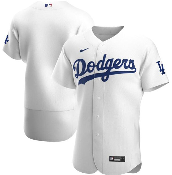 Men's Los Angeles Dodgers White Flex Base Stitched MLB Jersey