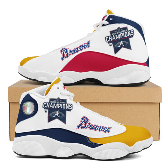 Men's Atlanta Braves Limited Edition JD13 Sneakers 007