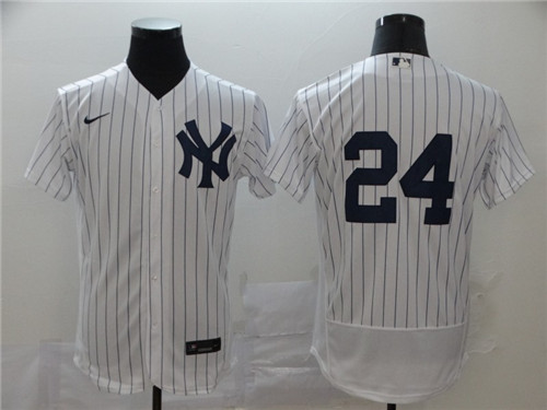 Men's New York Yankees #24 Gary S??nchez White Flex Base Stitched MLB Jersey