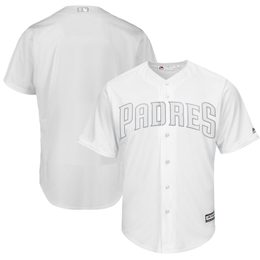 Men's San Diego Padres Majestic White 2019 Players' Weekend Stitched MLB Jersey - Click Image to Close