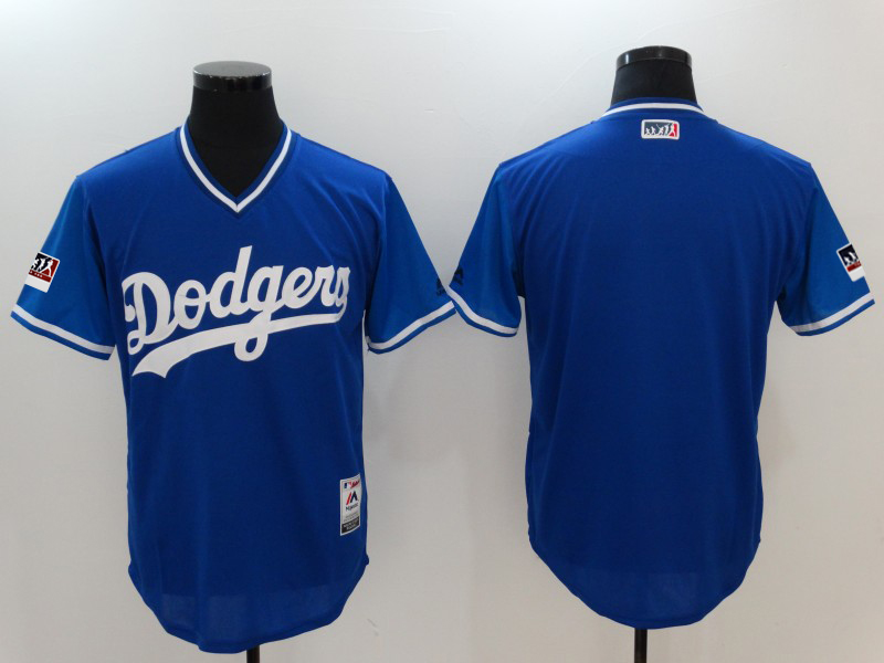 Men's Los Angeles Dodgers Majestic Royal/Light Blue 2018 Players' Weekend Team Jersey