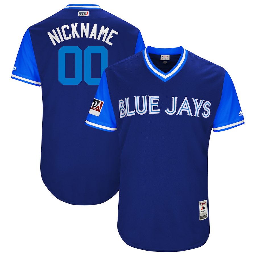 Men's Toronto Blue Jays Majestic Royal/Light 2018 Players' Weekend Pick-A Player Roster Jersey