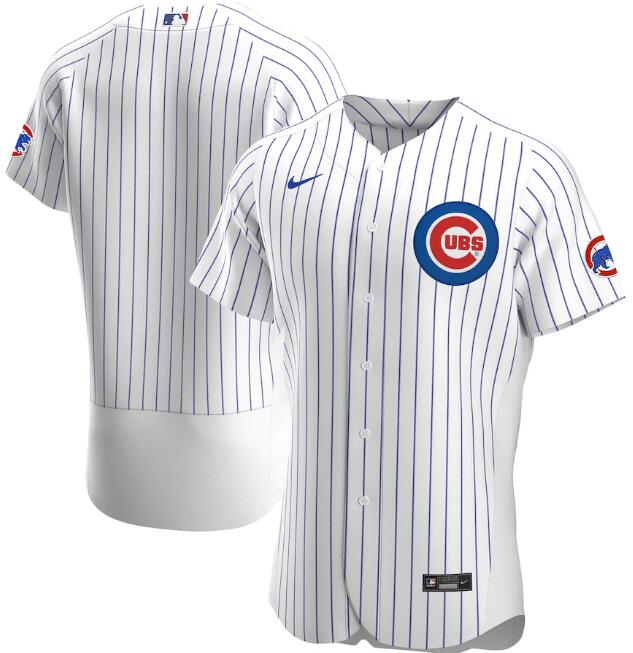 Men's Chicago Cubs White Flex Base Stitched MLB Jersey