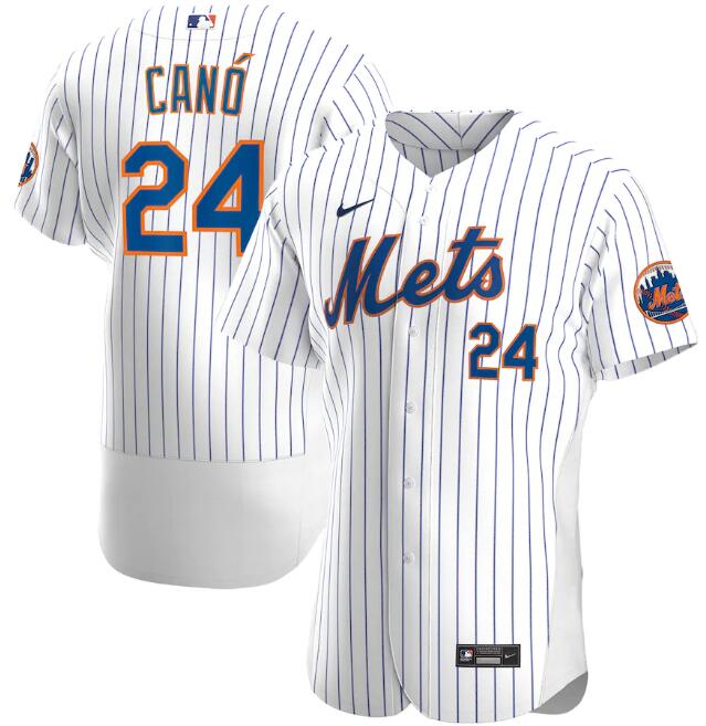 Men's New York Mets White #24 Robinson Can?? Flex Base Stitched MLB Jersey