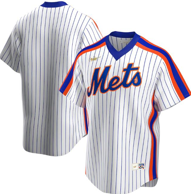 Men's New York Mets White Cool Base Stitched MLB Jersey