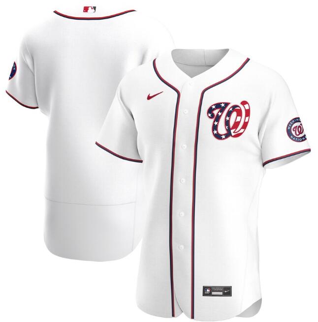 Men's Washington Nationals White Flex Base Stitched MLB Jersey