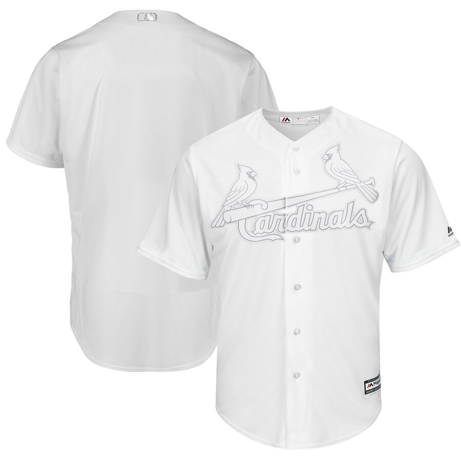 Men's St. Louis Cardinals Majestic White 2019 Players' Weekend Team Stitched Jersey