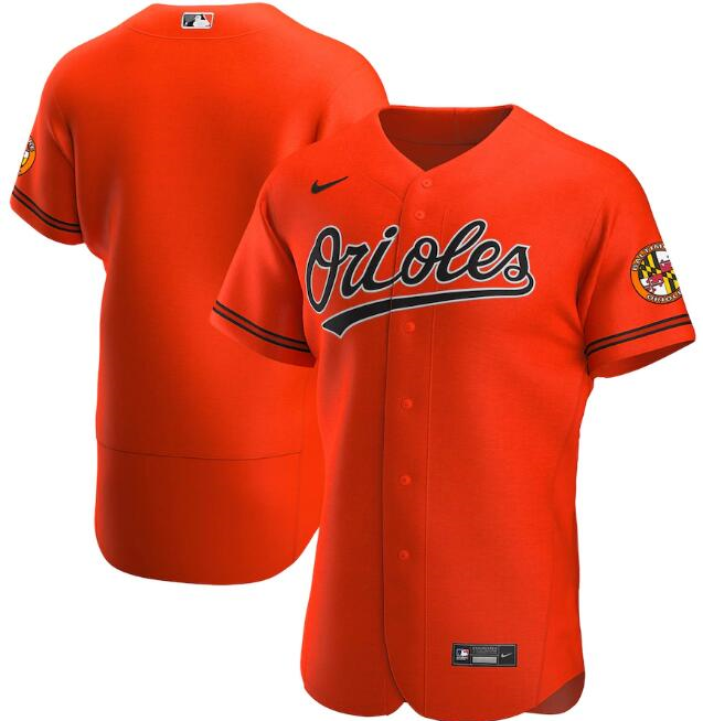 Men's Baltimore Orioles Orange Flex Base Stitched MLB Jersey