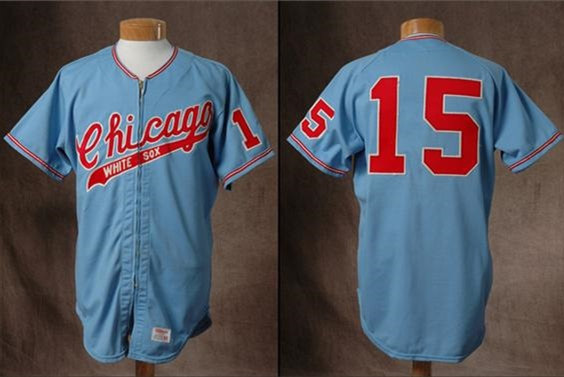 Men's Chicago White Sox #7 Dick Allen Blue 1974 Stitched Baseball Jersey