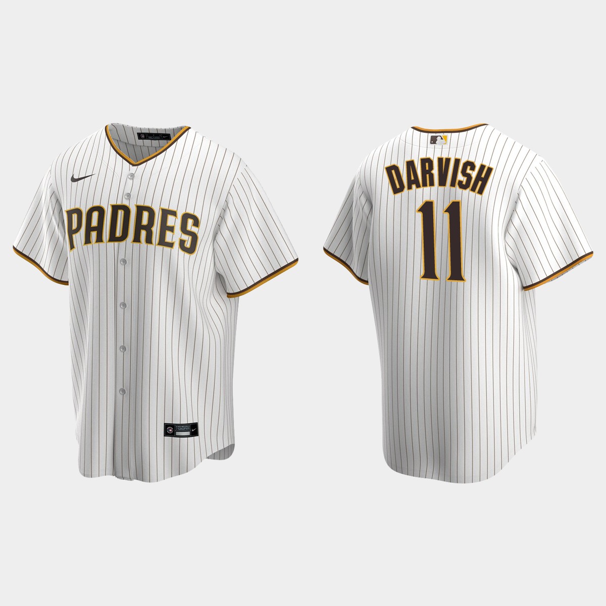 Men's San Diego Padres #11 Yu Darvish White Stitched MLB Jersey