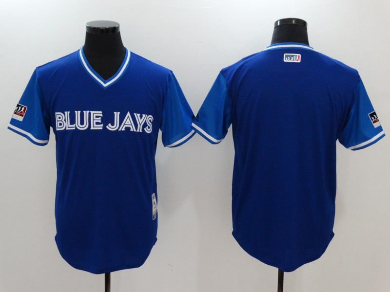 Men's Toronto Blue Jays Majestic Royal/Light Blue 2018 Players' Weekend Team Jersey