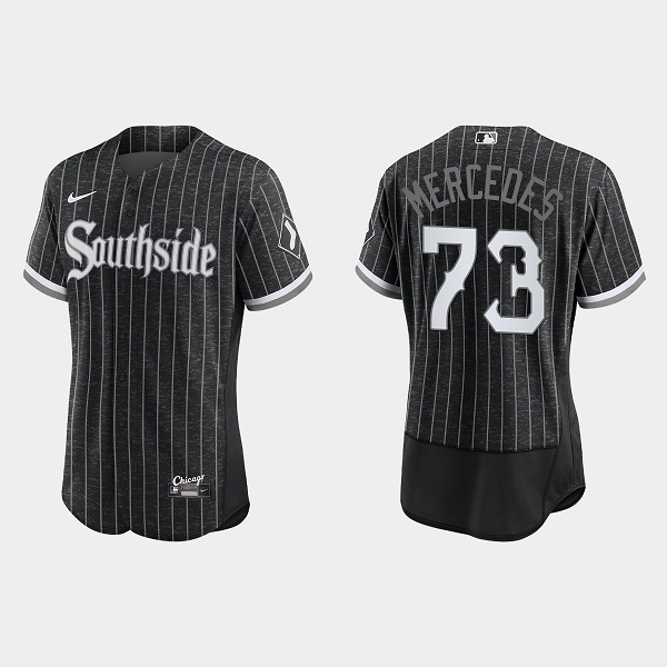 Men's Chicago White Sox #73 Yermin Mercedes 2021 City Connect Replica Flex Base Stitched MLB Jersey