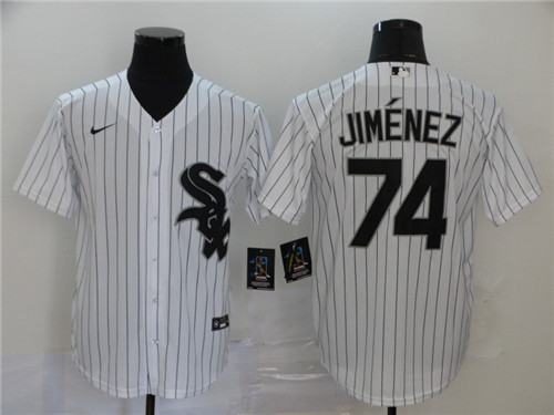 Men's Chicago White Sox Blank #74 Eloy Jim??nez White Cool Base Stitched MLB Jersey