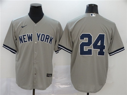 Men's New York Yankees #24 Gary S??nchez Grey Cool Base Stitched MLB Jersey