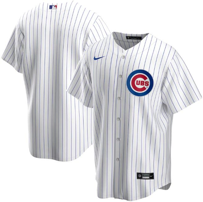 Men's Chicago Cubs White Cool Base Stitched MLB Jersey