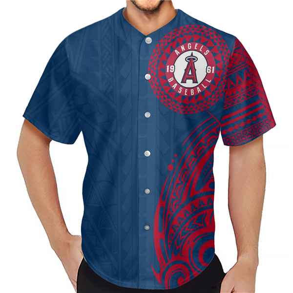 Men's Los Angeles Angels Blue Baseball Jersey