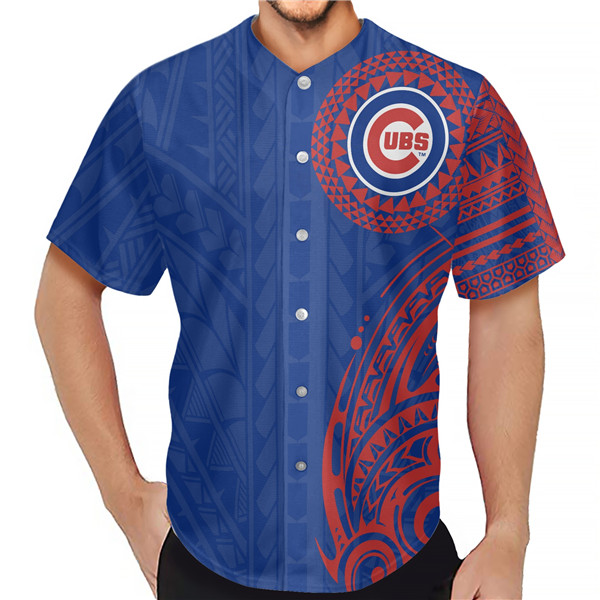 Men's Chicago Cubs Blue Baseball Jersey