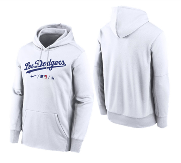 Men's Los Angeles Dodgers White 2021 City Connect Hoodie