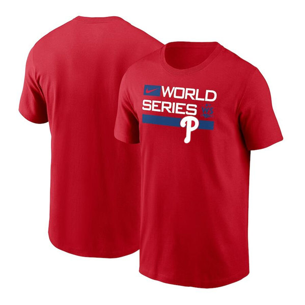 Men's Philadelphia Phillies Red 2022 World Series T-Shirt