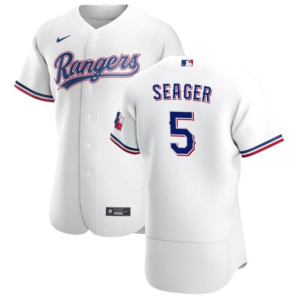 Men's Texas Rangers #5 Corey Seager Flex Base Stitched Jersey