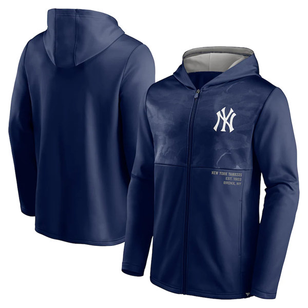 Men's New York Yankees Navy Jackets - Click Image to Close