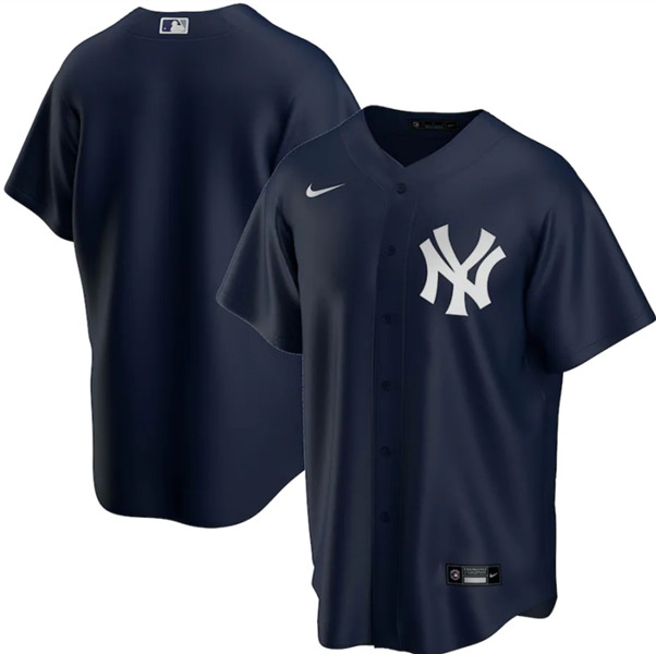 Men's New York Yankees Navy Cool Base Stitched MLB Jersey