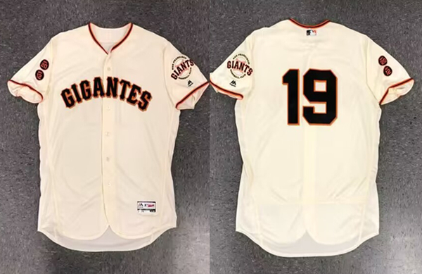 Men's San Francisco Giants #19 Dave Righetti Gream 2016 Flex Base Stitched Jersey