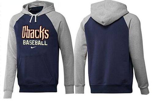 Arizona Diamondbacks Pullover Hoodie Dark Blue & Grey