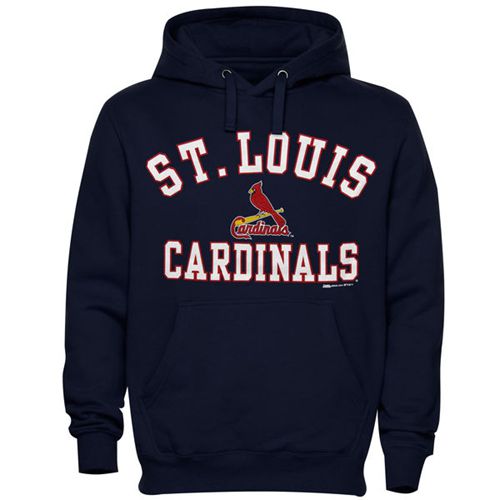 St.Louis Cardinals Fastball Fleece Pullover Navy Blue MLB Hoodie