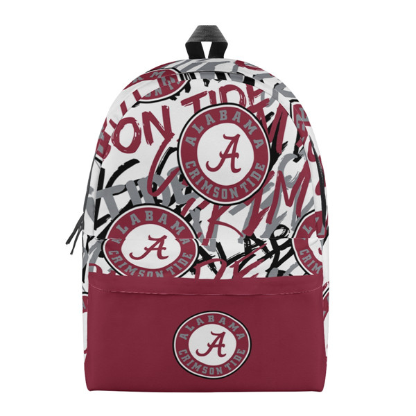 Atlanta Braves All Over Print Cotton Backpack 001