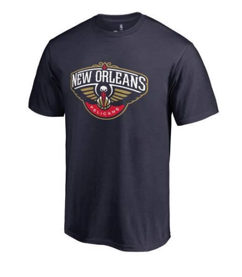 New Orleans Pelicans 2019 Navy NBA T-Shirt (All Size)