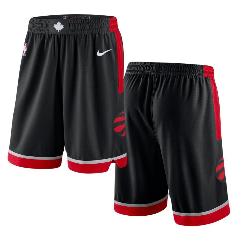 Men' Toronto Raptors Black NBA Shorts (Run Smaller)