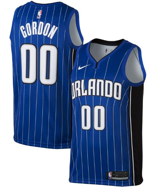 Men's Orlando Magic Royal #00 Aaron Gordon Icon Edition Stitched Swingman NBA Jersey