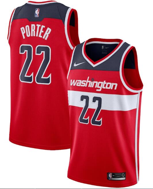 Men's Washington Wizards Red #22 Otto Porter Icon Edition Stitched NBA Jersey