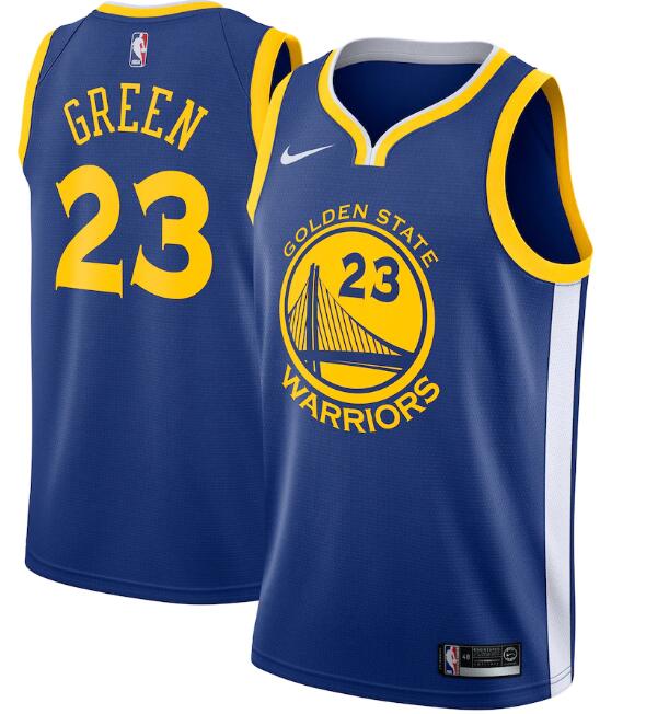 Men's Golden State Warriors Royal #23 Draymond Green Icon Edition Swingman Stitched NBA Jersey