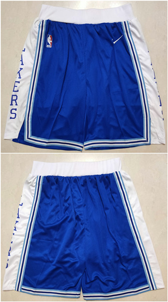 Men's Los Angeles Lakers Blue/White Shorts (Run Small)