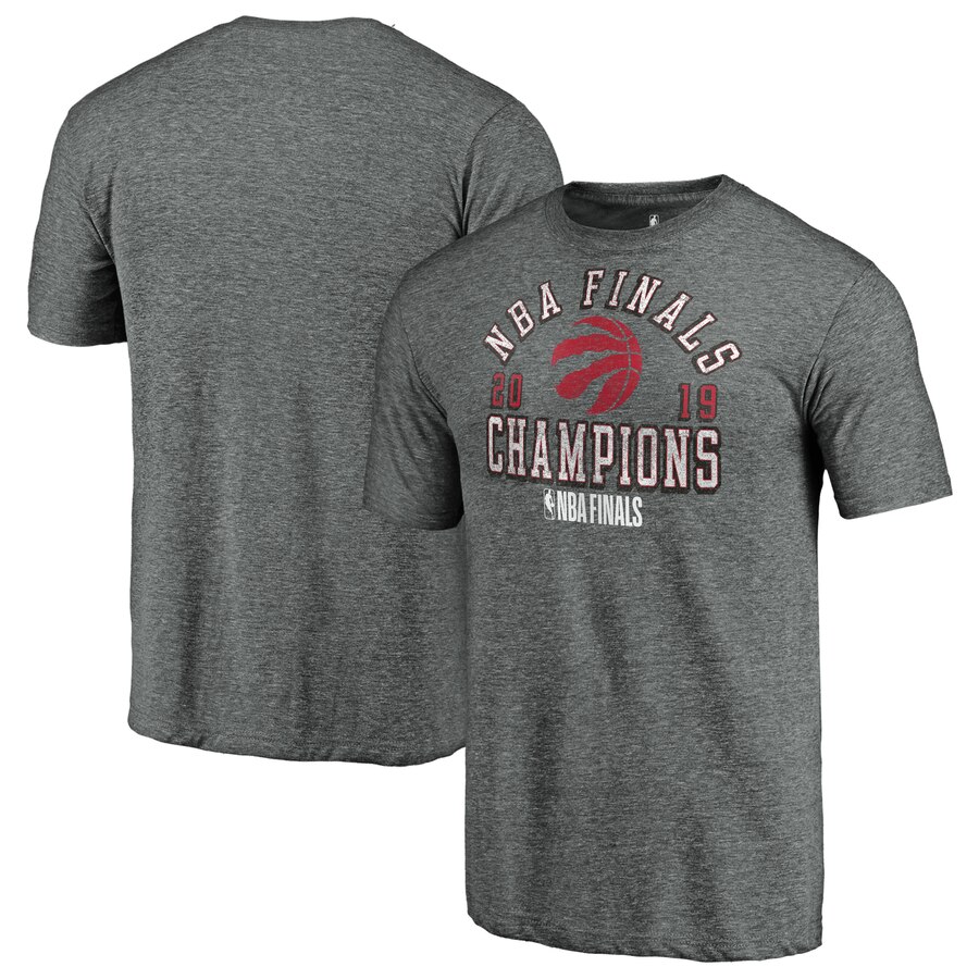 Toronto Raptors Gray 2019 NBA Finals Champions HometownFast Delivery Tri-Blend T-Shirt (All Size)