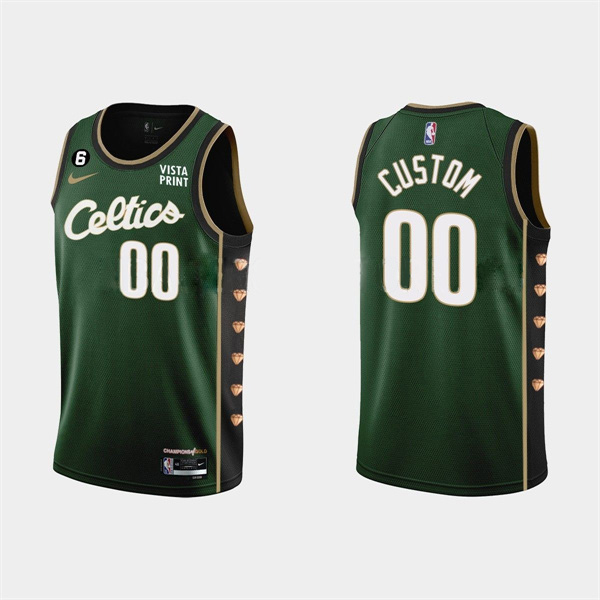 Men's Boston Celtics Active Player custom Green 2022-23 City Edition Stitched Basketball Jersey