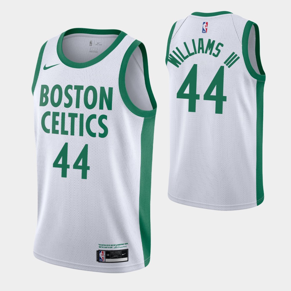 Men's Boston Celtics #44 Robert Williams III White 2020-21 City Edition Swingman Stitched NBA Jersey