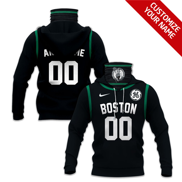 Men's Boston Celtics Customize Hoodies Mask 2020