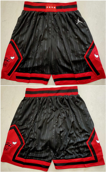 Men's Chicago Bulls Black Mitchell&Ness Shorts (Run Small)