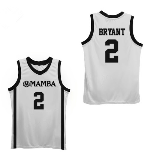 Men's Los Angeles Lakers #2 Kobe Brant??Mamba??White Stitched NBA Jersey