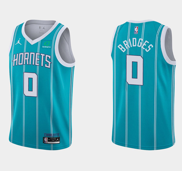 Men's Charlotte Hornets #0 Miles Bridges White Stitched NBA Jersey