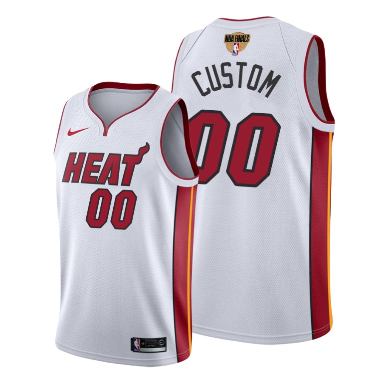 Men's Miami Heat Active Player 2020 White Finals Bound Statement Edition Stitched NBA Jersey