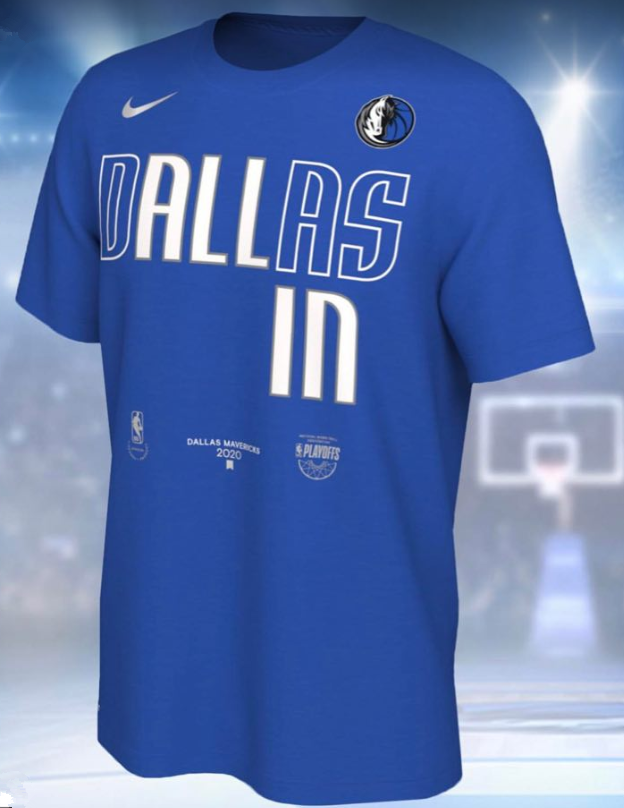 Dallas Mavericks Blue T-Shirt (All Size)