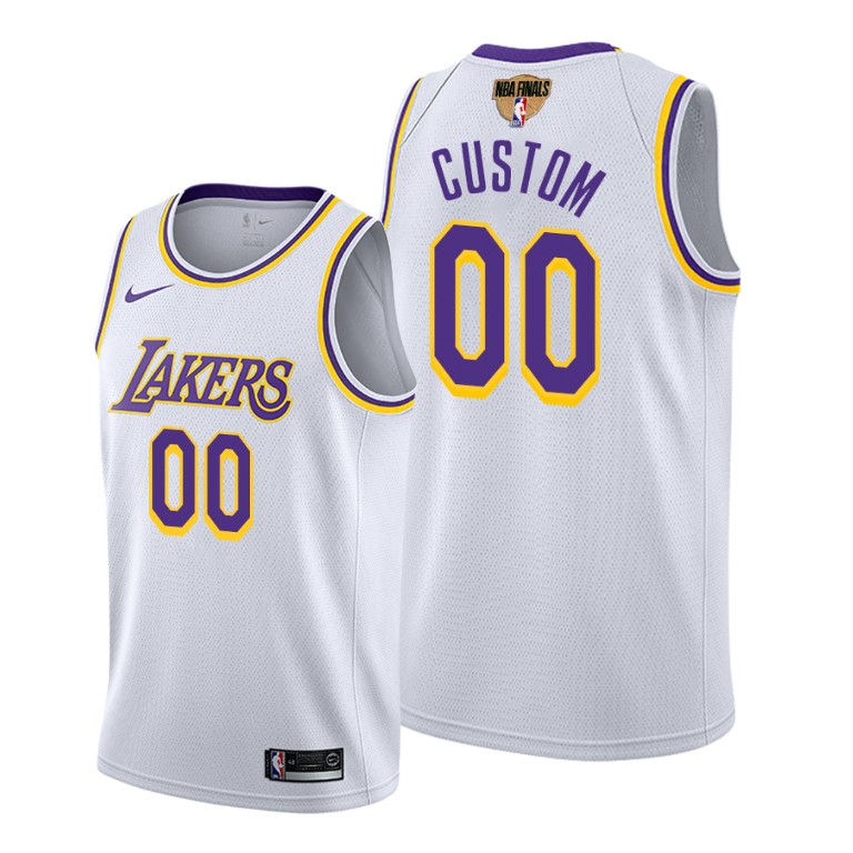 Men's Los Angeles Lakers Active Player 2020 Red Finals Bound Icon Edition Custom Stitched NBA Jersey