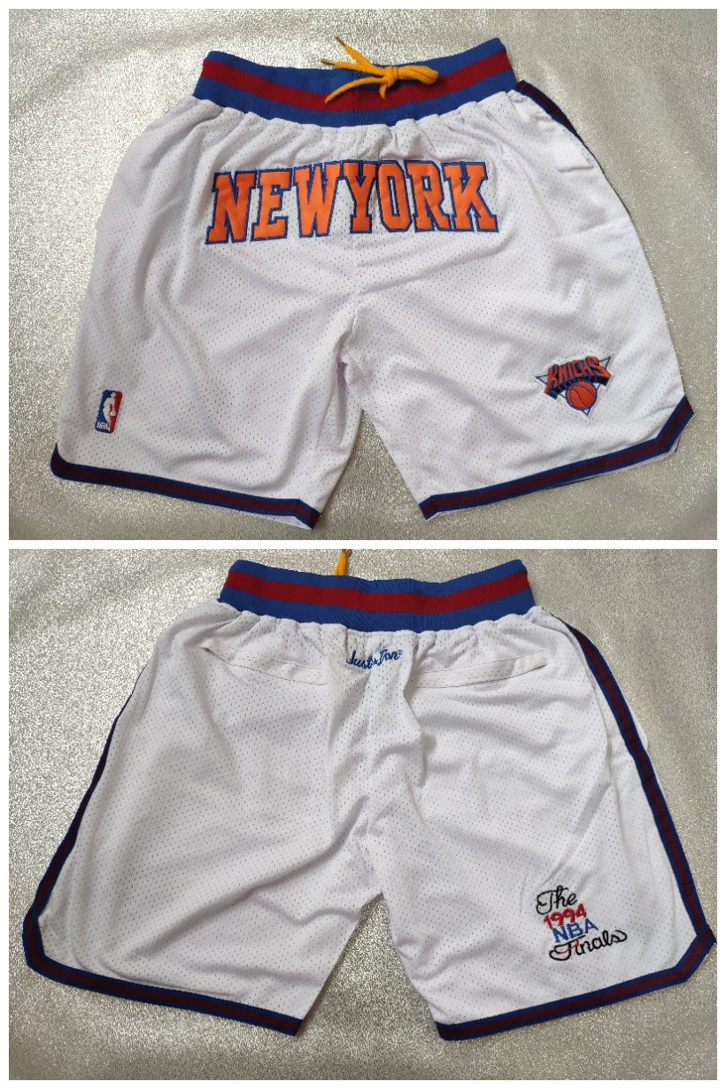 New Yok Knicks Blue Shorts (Run Small) - Click Image to Close