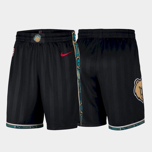 Men's Memphis Grizzlies Black Shorts (Run Small)