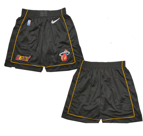 Men's Miami Heat Black Shorts (Run Small)