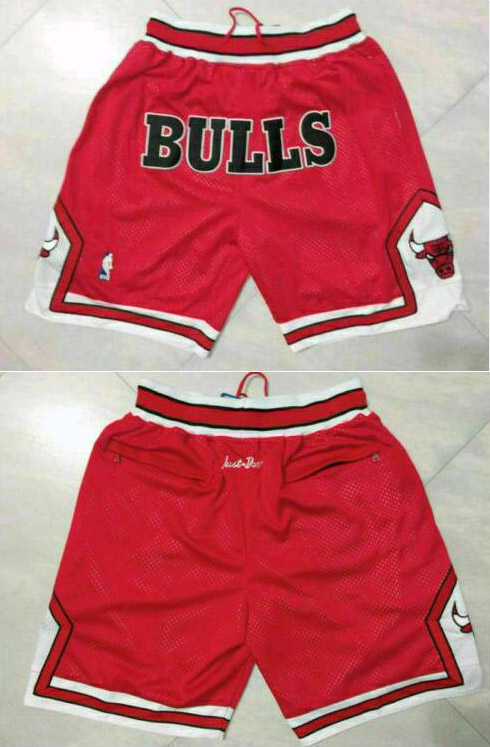 Chicago Bulls Red NBA Shorts( Run Small)